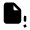 File Alert Fill Icon from Rounded Fill - Material Pro Set