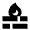 Firewall Fill Icon from Sharp Fill - Material Pro Set