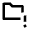 Folder Alert Icon from Outlined Line - Material Pro Set