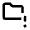 Folder Alert Icon from Rounded Line - Material Pro Set