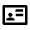 Id Card Icon from Outlined Line - Material Pro Set