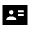 Id Card Fill Icon from Sharp Fill - Material Symbols Set