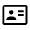 Id Card Icon from Outlined Line - Material Symbols Set