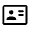 Id Card Icon from Rounded Line - Material Symbols Set