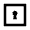 Keyhole Square Icon from Sharp Line - Material Pro Set