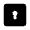 Keyhole Square Fill Icon from Rounded Fill - Material Pro Set