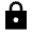 Lock Fill Icon from Sharp Fill - Material Pro Set