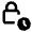 Lock Temporary Icon from Rounded Line - Material Pro Set