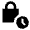 Lock Temporary Fill Icon from Sharp Fill - Material Pro Set