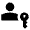 Passkey Fill Icon from Sharp Fill - Material Pro Set