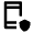 Phone Security Icon from Outlined Line - Material Pro Set