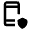 Phone Security Icon from Rounded Line - Material Pro Set