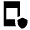 Phone Security Fill Icon from Sharp Fill - Material Pro Set