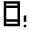 Phonelink Alert Icon from Sharp Line - Material Pro Set
