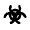 Radioactive Alt Fill Icon from Rounded Fill - Material Pro Set