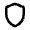 Shield Icon from Rounded Line - Material Pro Set