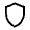 Shield Icon from Outlined Line - Material Symbols Set