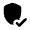 Shield Check Fill Icon from Rounded Fill - Material Pro Set