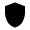 Shield Fill Icon from Sharp Fill - Material Symbols Set