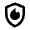 Shield Fire Icon from Outlined Line - Material Pro Set