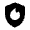 Shield Fire Fill Icon from Outlined Fill - Material Pro Set