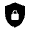 Shield Lock Fill Icon from Outlined Fill - Material Symbols Set