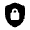 Shield Lock Fill Icon from Rounded Fill - Material Pro Set
