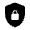 Shield Lock Fill Icon from Rounded Fill - Material Symbols Set
