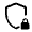 Shield Locked Icon from Rounded Line - Material Symbols Set