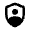 Shield Person Icon from Rounded Line - Material Pro Set