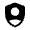 Shield Person Fill Icon from Rounded Fill - Material Symbols Set