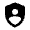 Shield Person Fill Icon from Outlined Fill - Material Pro Set