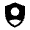 Shield Person Fill Icon from Outlined Fill - Material Symbols Set
