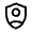 Shield Person Icon from Outlined Line - Material Symbols Set