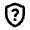 Shield Privacy Help Icon from Rounded Line - Material Pro Set