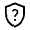 Shield Question Icon from Rounded Line - Material Symbols Set