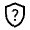 Shield Question Icon from Outlined Line - Material Symbols Set