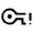 Vpn Key Alert Icon from Outlined Line - Material Symbols Set