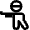 Protection Bunger Standing Soldier Icon from Nova Line Set