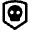 Protection Shield Death Skull Icon from Nova Line Set