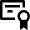 Award Badge Certification Icon from Nova Line Set