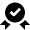 Award Badge Check Icon from Nova Solid Set