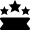 Award Banner Stars Icon from Nova Solid Set
