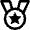 Award Medal Star 2 Icon from Nova Line Set