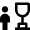 Award Trophy Icon from Nova Line Set