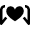 Heart Angle Icon from Nova Solid Set