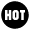 Hot Product Item Circle Icon from Nova Solid Set