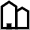 Apartment Buildings Icon from Atlas Line Set