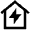 Electricity Home Icon from Atlas Line Set