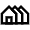 Houses Icon from Atlas Line Set